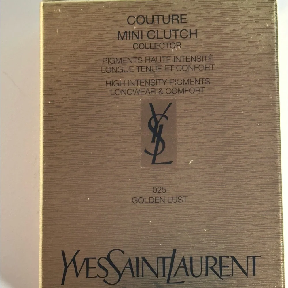 YSL Mini Clutch Eyeshadow Palette - 025 Golden Lust- LIMITED EDITION 2025- RARE